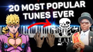 20 MOST POPULAR TUNES EVER [upl. by Sternick730]