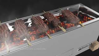 The Bincho Grill yakitori table top grill [upl. by Ary]