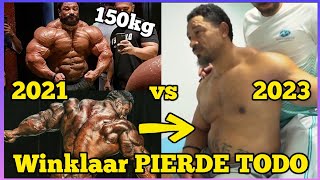 ROELLY WINKLAAR el CULTURISTA DE 150 KG que daba mortales PERDIÓ SU MÚSCULO [upl. by Acirdna]