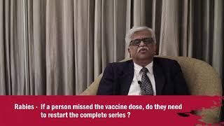 If a person missed the vaccine dose do they need to restart the complete series of vaccination [upl. by Aday]