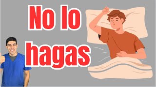 3 formas QUE NO DEBES DE DORMIR para no tener dolor al despertar [upl. by Marzi]