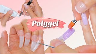 3 EASY Techniques with POLYGEL for Beginners [upl. by Bonnee59]