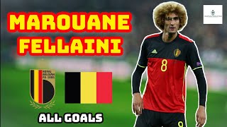 Marouane Fellaini  All 18 Goals for Belgium [upl. by Halil]