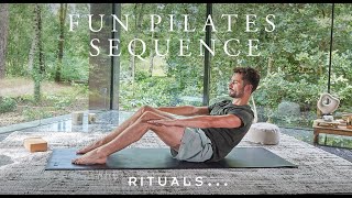 Fun Pilates Sequence 35minutes  Rituals [upl. by Draneb610]