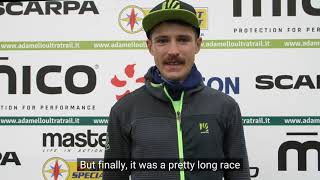 Adamello Ultra Trail 2022  Live  Interview Alexander Westenberger [upl. by Tema]