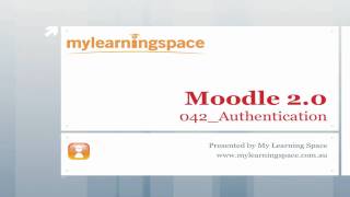 Moodle  Authentication  042 [upl. by Selokcin731]