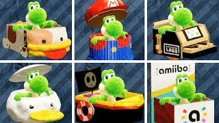 Yoshis Crafted World  All Costumes amp How To Get Them [upl. by Ardnasela]