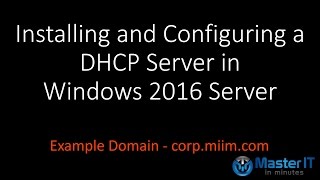 Configuring DHCP Policies in Windows Server 2012 [upl. by Onyx507]