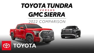 2022 Toyota Tundra vs 2022 GMC Sierra  Toyota [upl. by Norita]