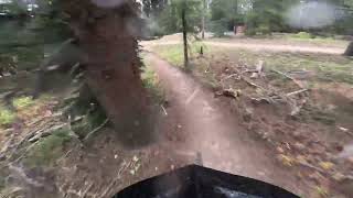 Crested Butte Bike Park  Flow Trail Fun On Brown Pow Day [upl. by Anilec243]