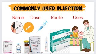 Injection  Bodyache  Injection nausea and vomiting  injection Stomach and gass  Pain killer [upl. by Ramak]