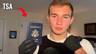 ASMR full TSA Pat down Roleplay [upl. by Brandes]