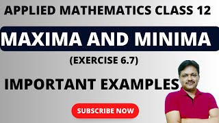 Application of Derivative  Ex 67  Important Examples  Applied Math Class 12  Gaur Classes [upl. by Ellimak]