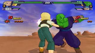 Androids vs Z Fighters Dragon Ball Z Budokai Tenkaichi 3 COM vs COM [upl. by Mcnully]