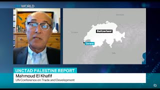 UNCTAD Palestine Report  Interview with Mahmoud El Khafif from UN Conf on Trade and Development [upl. by Nicky756]