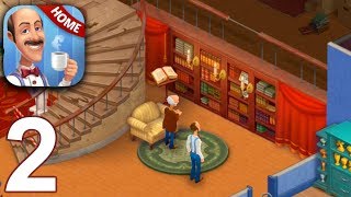 HOMESCAPES Story Walkthrough Gameplay Part 2  Day 2 iOS Android [upl. by Ainehta]