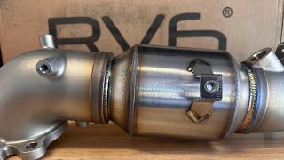 New Product Rv6 Gesi downpipe Civic 15t  Lets review [upl. by Corsiglia]