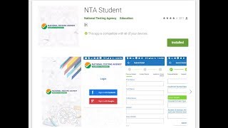 NTA  MOBLE APP FOR STUDENTS  How to Install  Registration available on App  Hurry Up [upl. by Kenton]