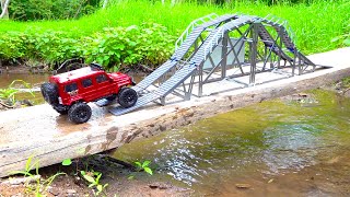 RC TOPiA  MiNi Truck Course  Backyard Park  Panda amp RARE AXiAL ProudParenting  RC ADVENTURES [upl. by Ahsuoj372]