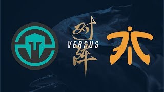 IMT vs FNC  Group Stage Day 2  2017 World Championship  Immortals vs Fnatic [upl. by Oilejor]