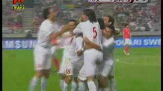 South Korea 1 1 Iran Full Highlights World Cup 2010 Qualifying 15062009 [upl. by Zonnya]