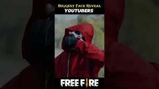 Top 3 Biggest Face reveal Youtubers 😱🤔  freefire facts trend freefireshorts [upl. by Marylou]