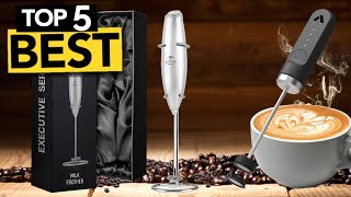 TOP 5 Best Handheld Milk Frother  2024 Buyers Guide [upl. by Lerak]