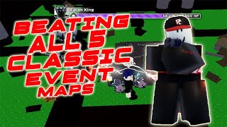 BEATING ALL 5 MISSIONS CLASSIC EVENT  TDS CLASSIC EVENT 2024  TOWER DEFENSE SIMULATOR  ROBLOX [upl. by Atiuqet963]