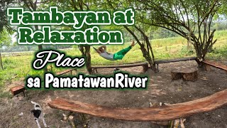 In the making tambayan or relaxation place near pamatawan river [upl. by Areyk]