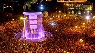 Macedonia  Lithuania 2011 Celebration in Skopje Macedonia [upl. by Zilef]