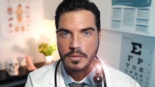 ASMR  3 HOUR Cranial Nerve Exam Follow The Light Ear Cleaning Vitals Doctor Roleplay For Sleep [upl. by Barbra]