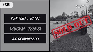 Ingersoll Rand 185CFM  125PSI Air compressor [upl. by Eeluj]