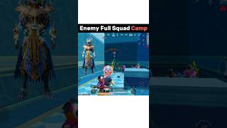 Enemy Full Squad Camp bgmi shorts [upl. by Xxam]