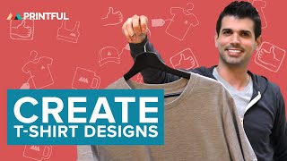 How to Create TShirt Designs in Printfuls Design Maker  Printful PrintOnDemand [upl. by Sonni639]