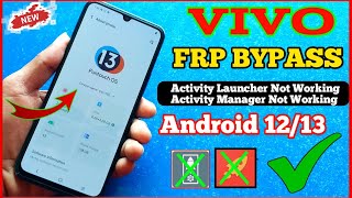 Vivo Y01Y02 Frp BypassUnlock  Activity Launcher Setup Fail  New Method 2023 Android 126 [upl. by Ansell]