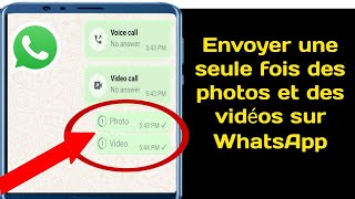 Comment envoyer des photos et des vidéos à vue unique sur WhatsApp [upl. by Irap]