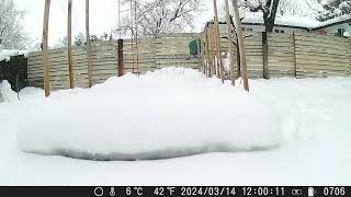 Timelapse Mar 13th15th 2024 snowstorm in Boulder CO [upl. by Scharf895]