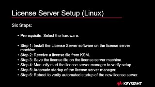 Floating License Server Setup Linux [upl. by Eatnoj]