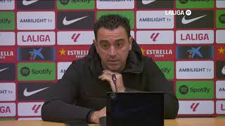 Xavi quotA nivel defensivo hemos de mejorar muchoquot [upl. by Drofkcor]