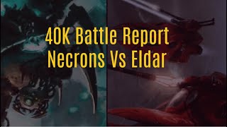 Eldar VS Necrons 10th Edition Battle Report [upl. by Margery452]