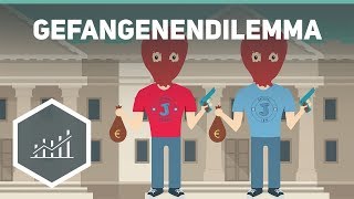 Gefangenendilemma  Spieltheorie Beispiel  Einführung in die Volkswirtschaftslehre [upl. by Dobson]