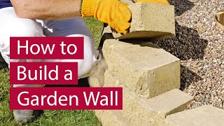 How to Build a Garden Wall [upl. by Etra651]