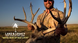 Bowhunting Nebraska Public Land Mule Deer and Whitetails [upl. by Nekcarb]