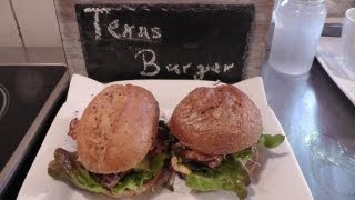 Steak Burger Texas Style Rezept  Der Bio Koch 433 [upl. by Ivek]