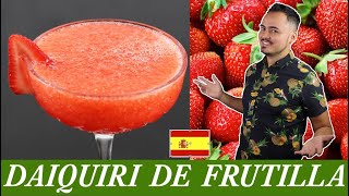 Como Hacer Daiquiri de Frutillas Fresas [upl. by Courtund]