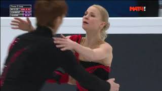 2018 Euros Pairs SP Evgenia Tarasova amp Vladimir Morozov Piano Concerto No 2 by Sergei Rachman [upl. by Ylenats]