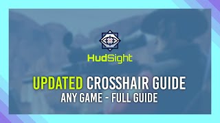 UPDATED Crosshair Overlay on ANY GAME  Fullscreen  HudSight 2024 SPON [upl. by Ebba]