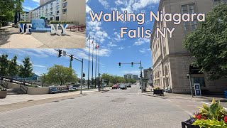 Walking Around Niagara Falls New York United States 6122024 [upl. by Anailuig293]