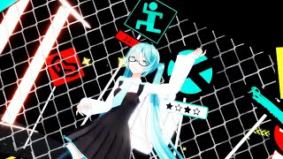 【VOCALOIDMMD】劣等上等【YYB式改變 HORIZON MIKU】 [upl. by Derrej]