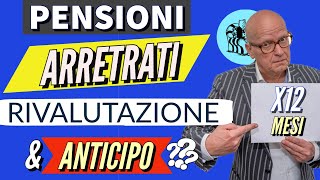 🔴 PENSIONI 👉 ARRETRATI della RIVALUTAZIONE 2024 12 mesi amp ANTICIPO AUMENTI a DICEMBRE Chiariamo [upl. by Etz]